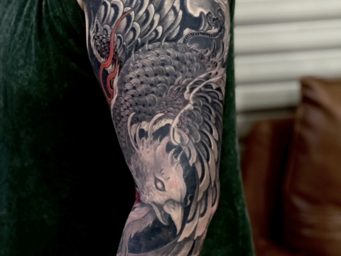 Tác phẩm ráp hình tại VP GreenINK tattoo