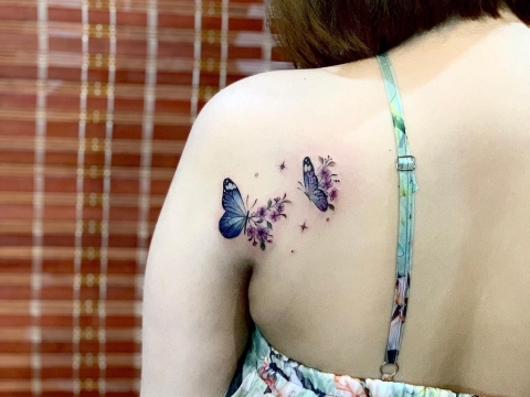 Hình xăm mini tại VP GreenINK tattoo