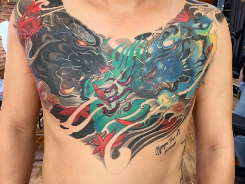Xăm full ngực
