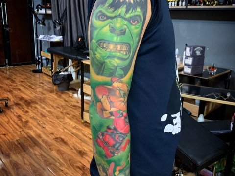Tác phẩm xăm tại VP GreenINK tattoo 